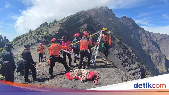 Sulitnya Penyelamatan Juliana, Turis Brasil yang Jatuh di Jurang Gunung Rinjani