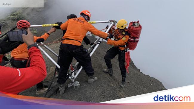Pendaki Brazil yang Jatuh di Gunung Rinjani Ditemukan Meninggal Dunia