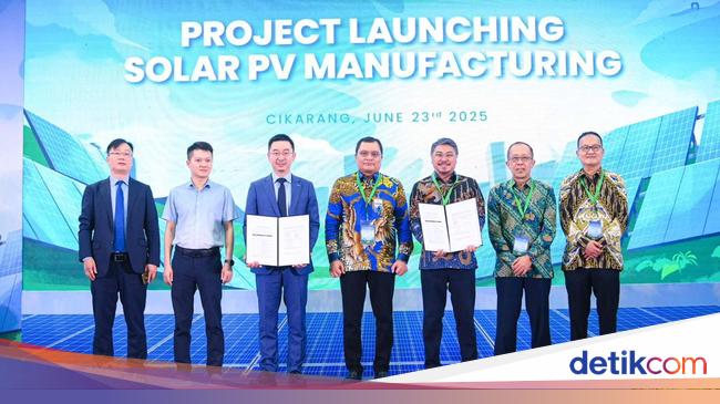 Pertamina NRE-LONGi Kerja Sama Luncurkan Manufaktur Modul Panel Surya