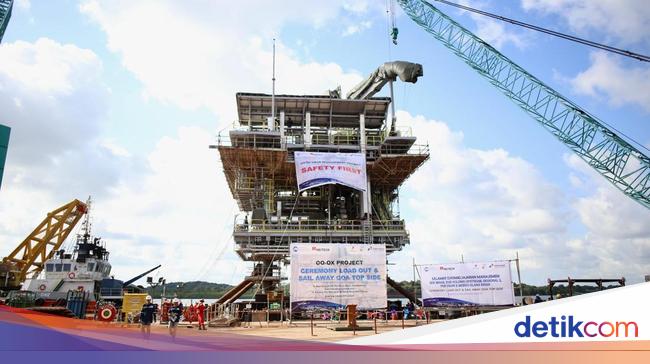 PHE ONWJ Lepas Anjungan Baru Ramah Lingkungan ke Pesisir Laut Jawa