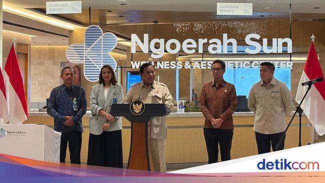 Prabowo Resmikan Wellness Center di Bali: Tak Kalah dari Luar Negeri