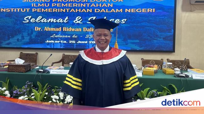 Disertasi Ketahanan Pangan, Praktisi Media Ridwan Dalimunthe Raih Gelar Doktor