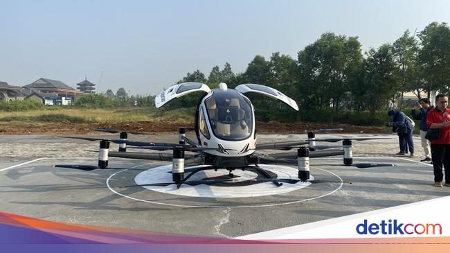 Awas Kaget, Segini Harga Taksi Terbang EHang yang Mengudara di Indonesia