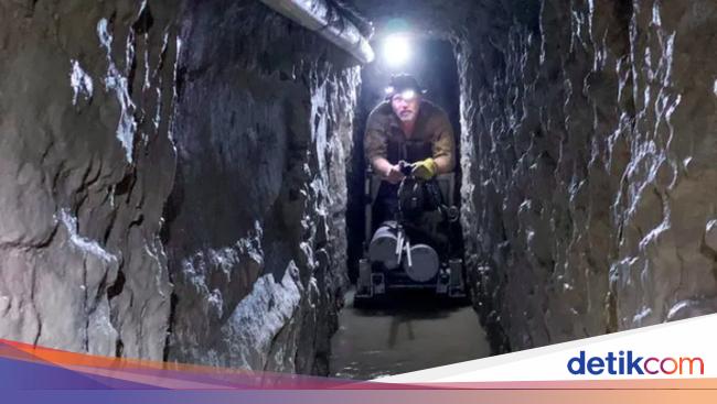 Ditemukan Terowongan Bawah Tanah Hubungkan Meksiko Tembus ke AS