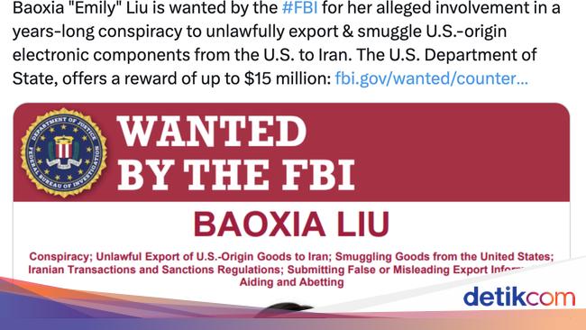 WN China Jadi Buron FBI Karena Pasok Teknologi AS ke Iran