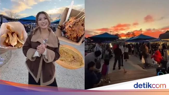 Jajan Sate Ayam dan Martabak di Pasar Malam, Ludes Rp 710 Ribu!