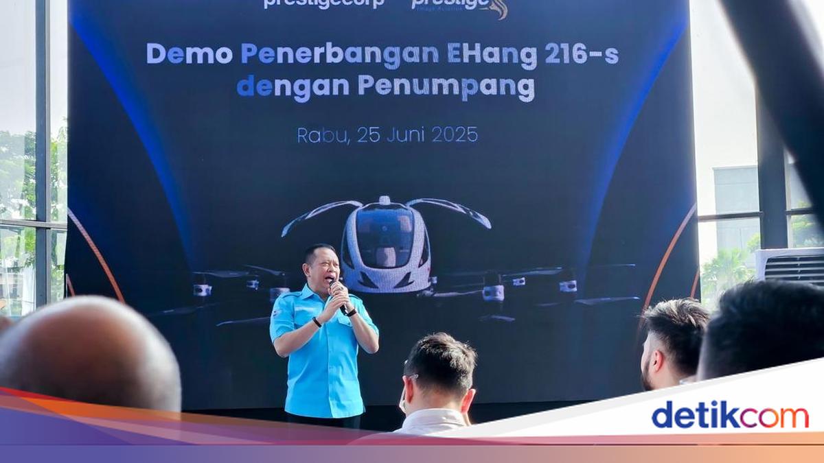 Bamsoet Apresiasi Kesuksesan Uji Terbang Perdana EHang dengan Penumpang