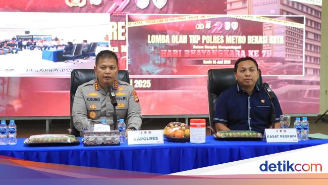 Polres Bekasi Kota Gelar Lomba Olah TKP Sambut HUT Bhayangkara