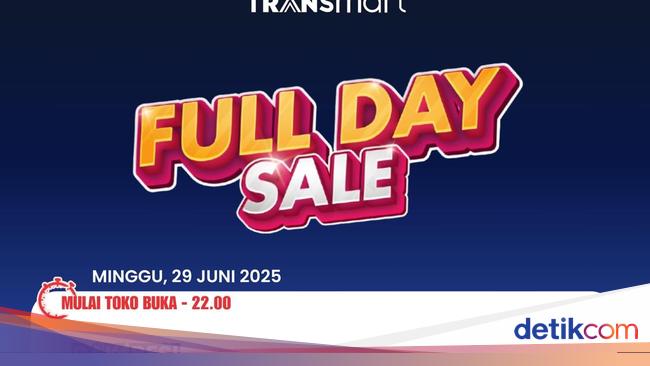 Transmart Full Day Sale Obral Rak Besi, Harga di Bawah Rp 1 Juta