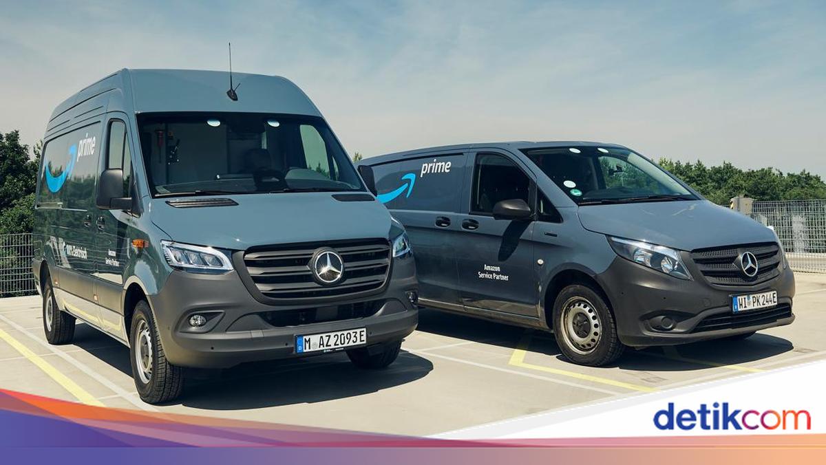 Mobil Paket Amazon di Jerman Sudah Full Listrik, Total Punya 5.000 Van ...