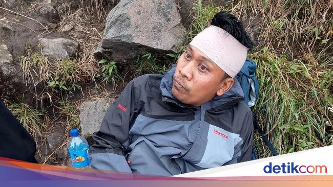 Pendaki Malaysia Terpeleset di Gunung Rinjani, Kepala Diperban