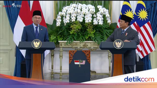 Prabowo dan Anwar Ibrahim Sepakat Percepat Kerja Sama Ekonomi