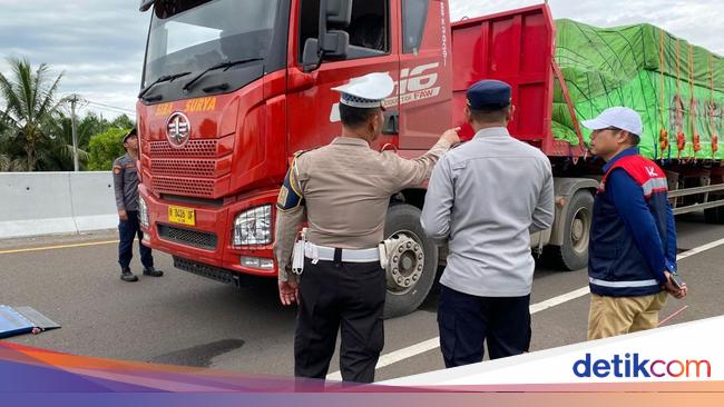 Operasi ODOL, 75 Truk Obesitas di Lima Ruas Tol Ditindak