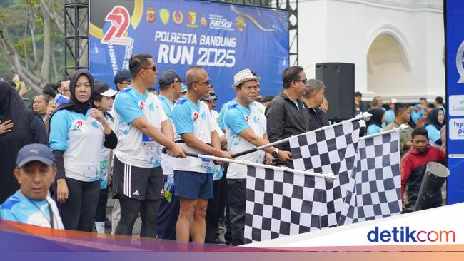 Kapolda Jabar Buka Polresta Bandung Run Sambut HUT Bhayangkara ke-79