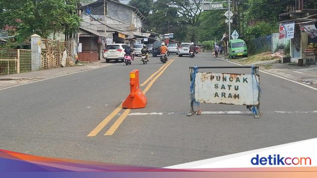 Arus Balik Wisatawan Puncak Bogor, Polisi Terapkan One Way Arah Jakarta