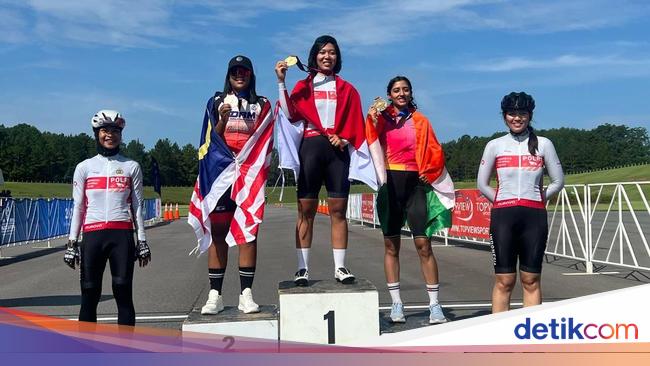 Perdana Ikut World Police And Fire Games, Polri Sabet Emas di Cabor Balap Sepeda