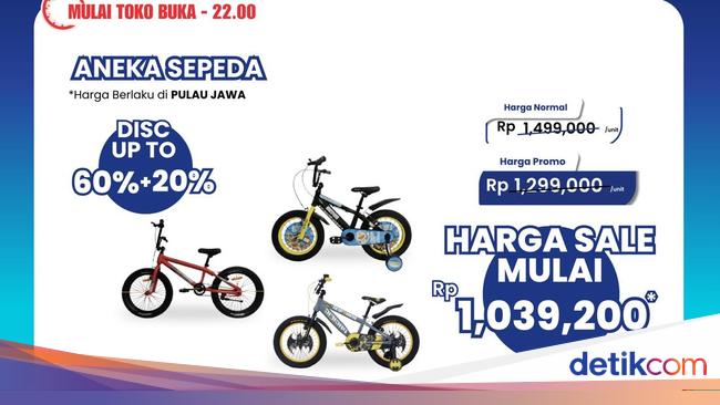 Serbu! Sepeda di Transmart Full Day Sale Diskon Gede-gedean