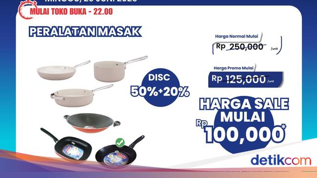 Cari Peralatan Masak? Buruan ke Transmart Full Day Sale, Lagi Banting Harga