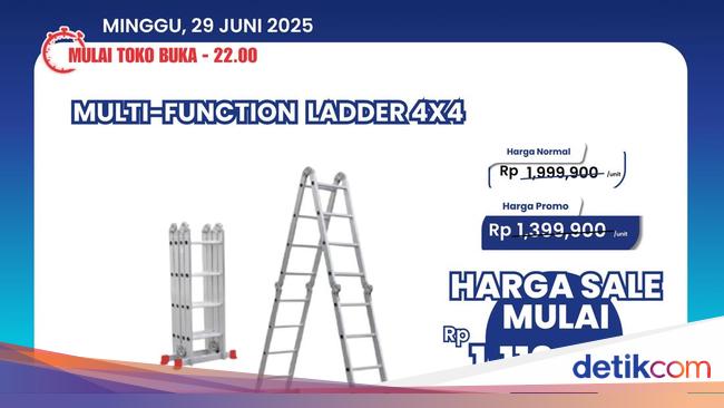Serbu! Beli Tangga di Transmart Full Day Sale Bisa Hemat Rp 700 Ribuan