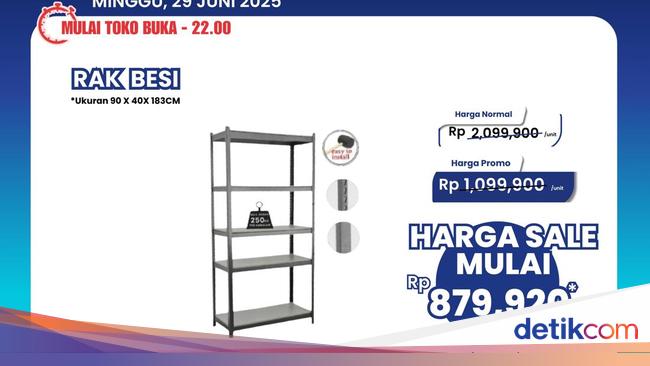 Banjir Diskon! Beli Rak di Transmart Full Day Sale Murah Meriah