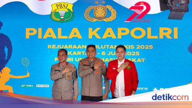 Kejurnas Bulu Tangkis Kapolri Cup 2025 Dimulai Besok, Diikuti 547 Atlet
