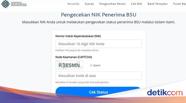 Cek Penerima BSU 2025 Lewat kemnaker.go.id: Begini Caranya