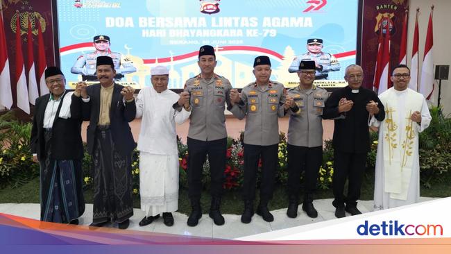 Jelang Hari Bhayangkara ke-79, Polda Banten Gelar Doa Bersama Lintas Agama