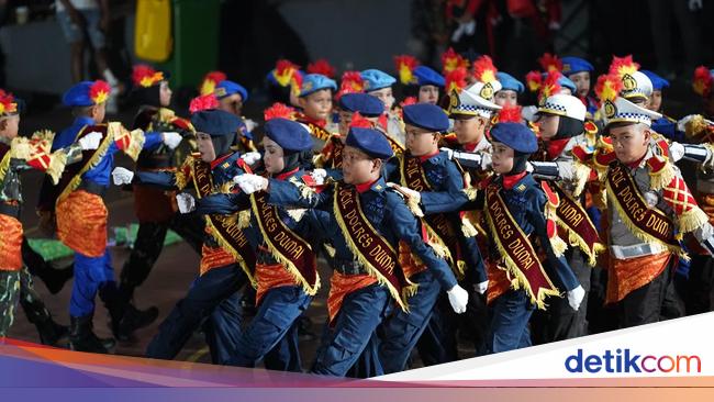 Potret Memukau Siswa SD di Riau Unjuk Kebolehan di Festival Polisi Cilik