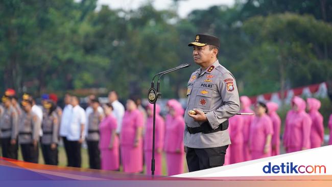 937 Personel Polda Riau Naik Pangkat Jelang Hari Bhayangkara ke-79
