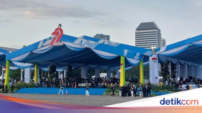 Menteri Kabinet Merah Putih Mulai Hadiri Hari Bhayangkara ke-79 di Monas
