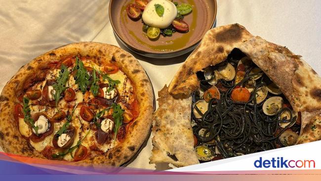 Uniknya Pasta Hitam hingga Pizza Otentik di Restoran Ini