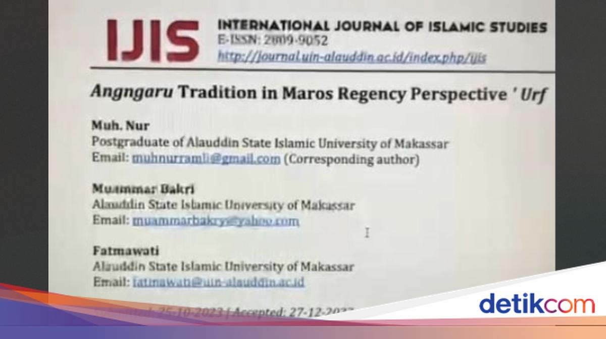 Kronologi Heboh Jurnal Alumni UI Diplagiat Mahasiswa-2 Profesor UIN ...