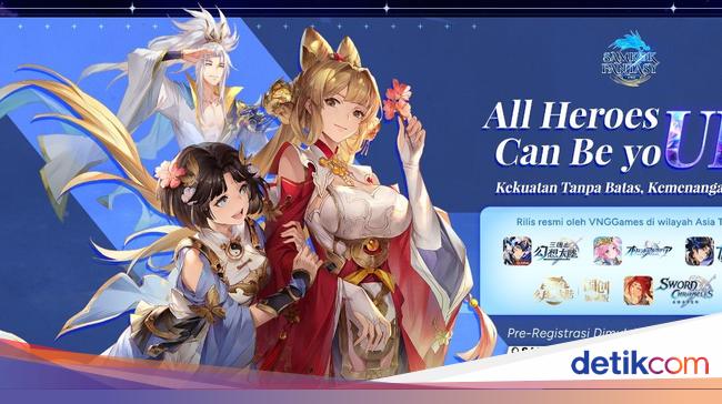 Game RPG Bergaya Anime Samkok Fantasy Buka Pre-Registrasi di Indonesia