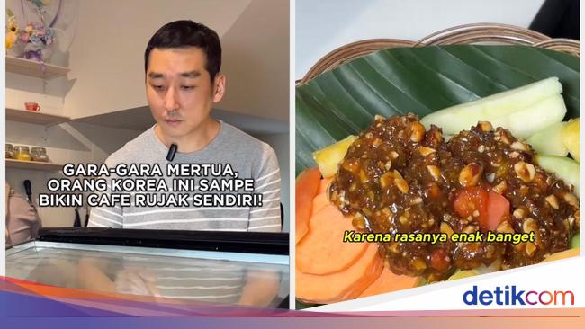 Ketagihan Buatan Mertua, Orang Korea Ini Buka Kedai Rujak Tradisional