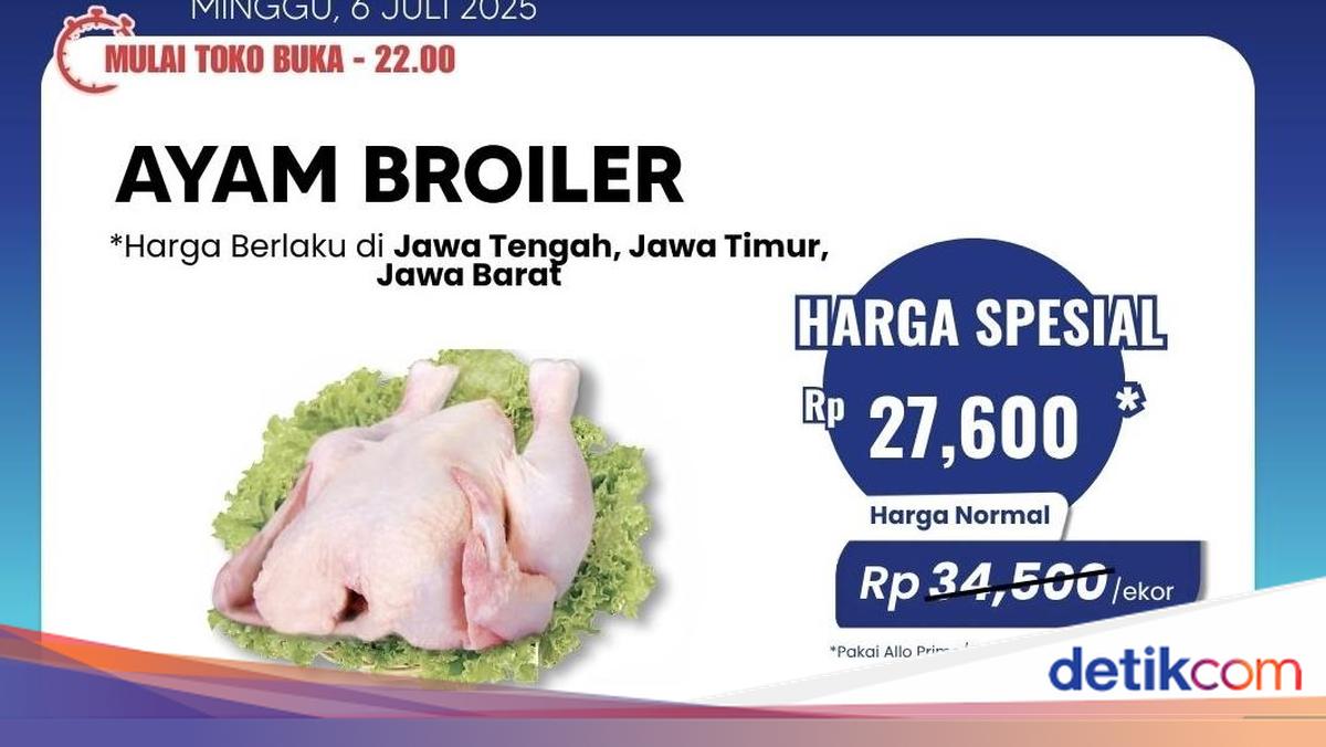 Ayam Broiler Dijual Mulai Rp 27 Ribuan Per Ekor di Transmart Full Day Sale