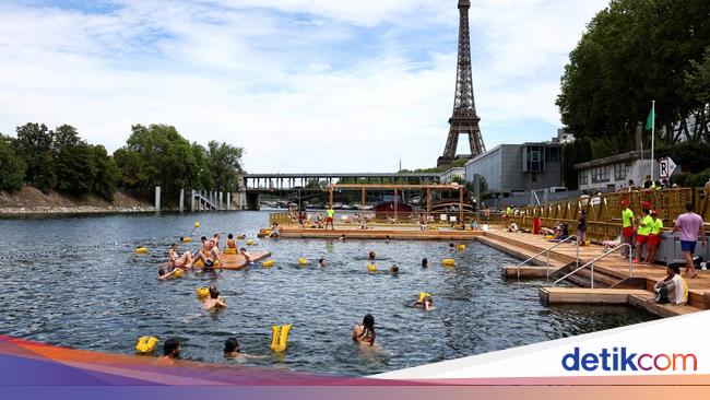 Berenang di Sungai Seine Dekat Eiffel Kini Jadi Kenyataan