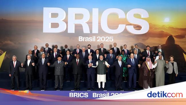 Momen Prabowo Foto Resmi Bareng Pemimpin Dunia di KTT BRICS Brasil