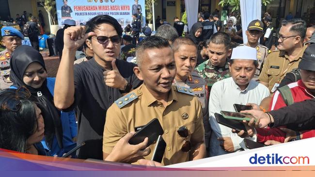 Wawalkot Apresiasi Polresta Bogor Konsisten Berantas Peredaran Miras Ilegal