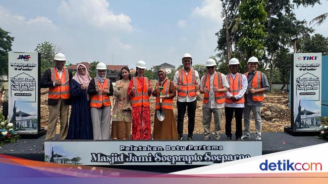 JNE Bakal Bangun Masjid Jami Soeprapto Soeparno di Jakarta Timur