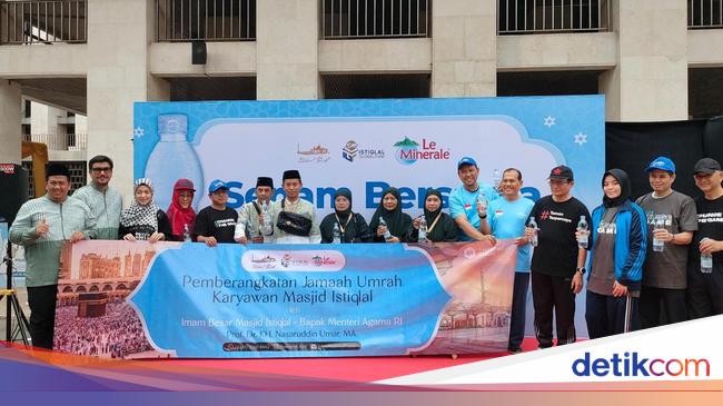 Le Minerale Beri Hadiah Umrah Gratis untuk Marbot Masjid Istiqlal