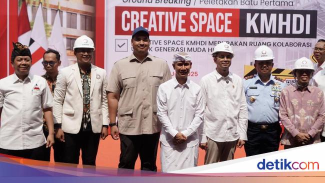 KMHDI Groundbreaking Creative Space Bersama Menpora dan Raffi Ahmad