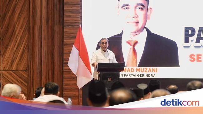 Muzani Ingatkan Kepala Daerah dari Gerindra Hadir di Tengah Rakyat