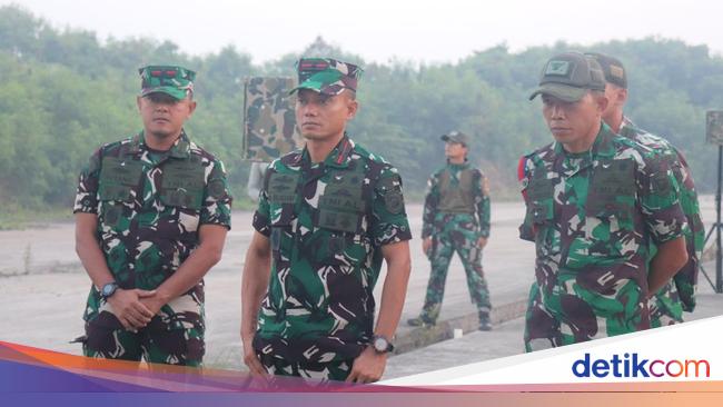Danpasmar 1 Saksikan Latihan Pengamanan Obvitnas, Asah Kemampuan Tempur Prajurit Marinir