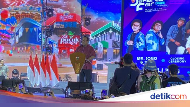 Tutup Jakfair 2025, Rano Karno Harap Tahun Depan Lebih Besar