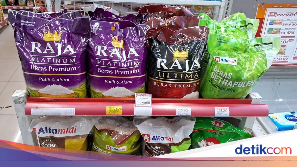 Beras Premium Sudah Dijual Lagi di Toko Ritel, Harga Turun Rp 1.000
