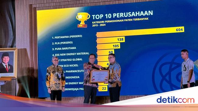 Pertamina Dinobatkan Jadi Pemohon Paten Terbanyak Periode 2015-2025