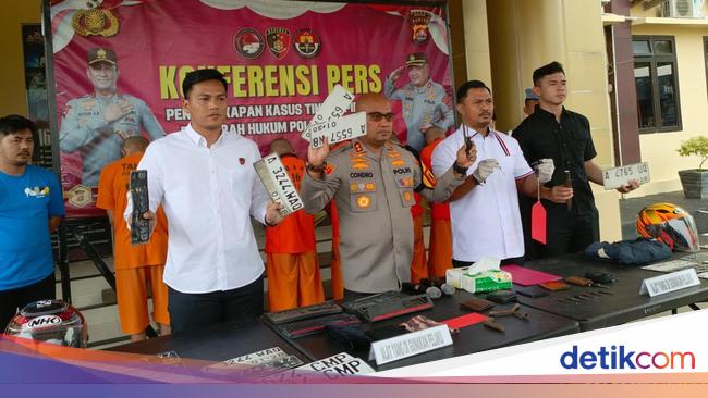 Polisi Tangkap Komplotan Curanmor di Serang, Sudah Beraksi di 50 Lokasi