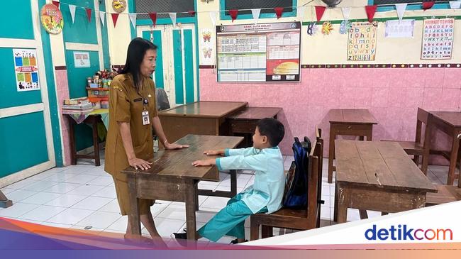 Hari Pertama MPLS SDN di Solo Ini Hanya Dapat 1 Murid Baru