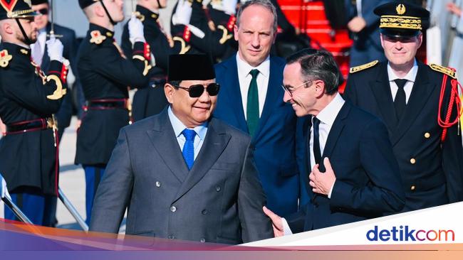Usai dari Brussel, Prabowo Tiba di Paris untuk Hadiri Bastille Day