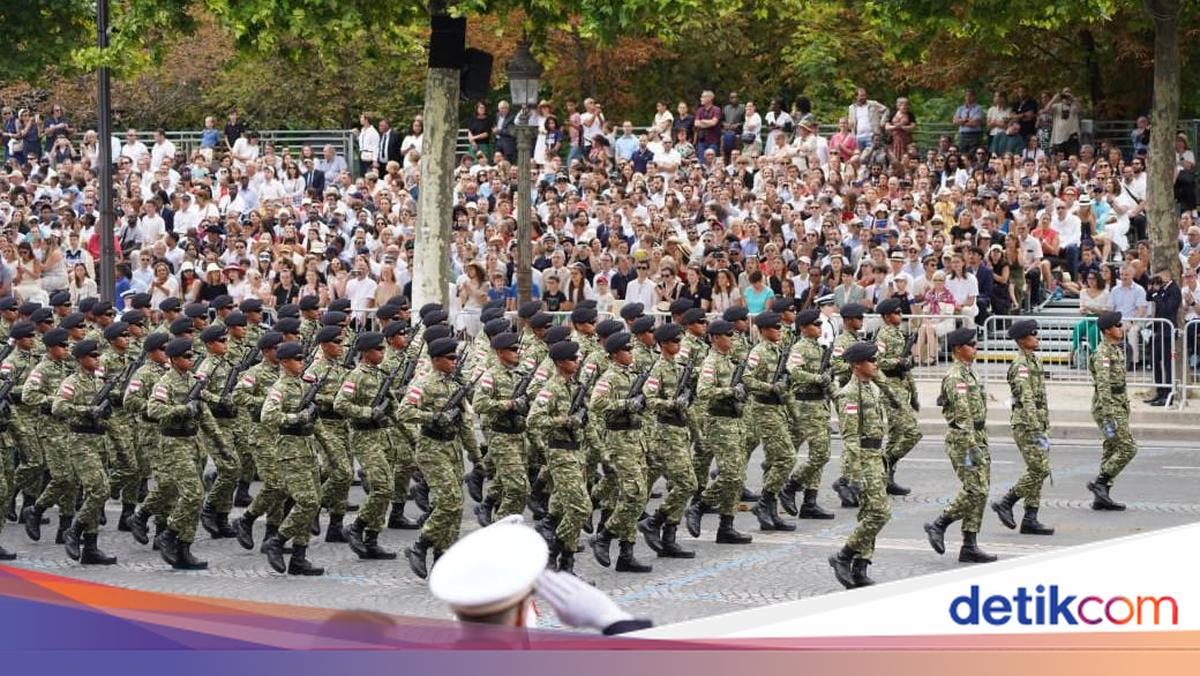 Pasukan TNI Jadi Sorotan di Parade Bastille Day Prancis